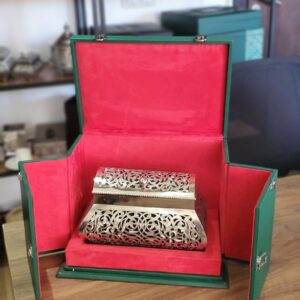 Boîte à Bijoux en Cuivre Ciselé - Décoration Marocaine Traditionnelle